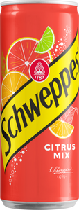 Bautura racoritoare carbogazoasa Schweppes Citrus Mix, Doza, 12 x 0.33L