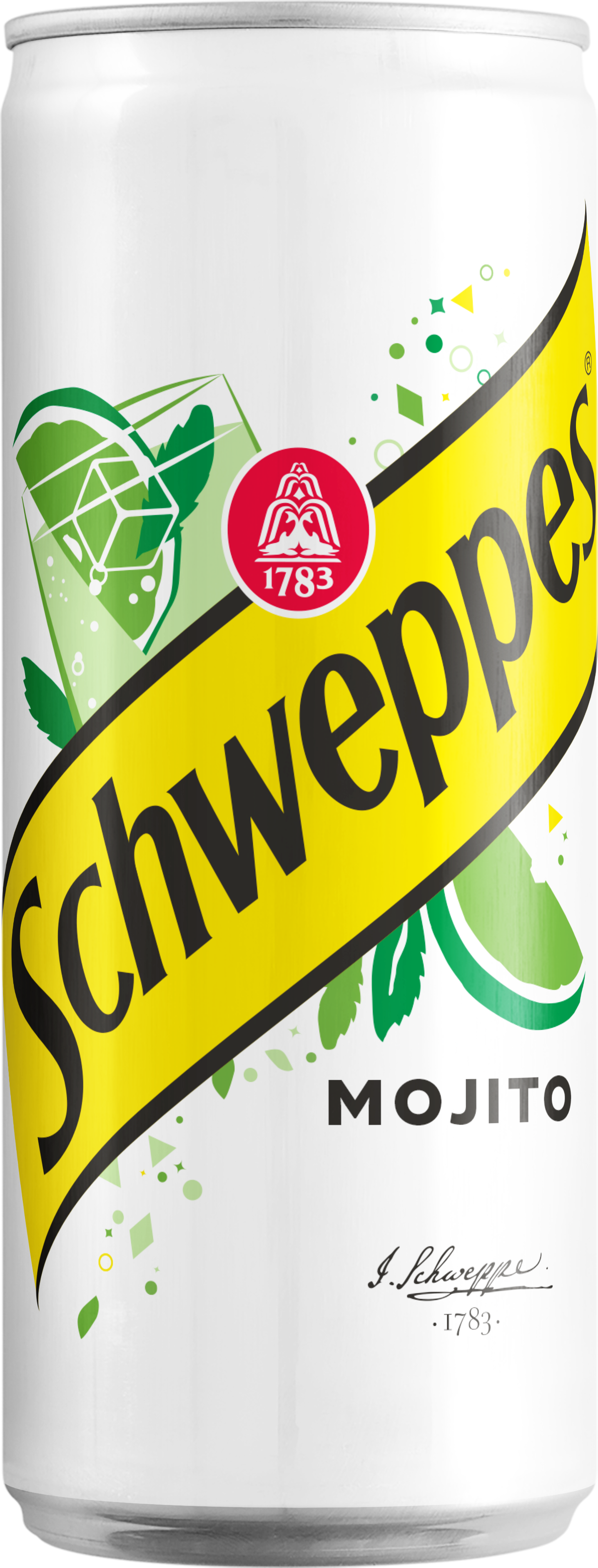 Bautura racoritoare carbogazoasa Schweppes Mojito, Doza, 12 x 0.33L