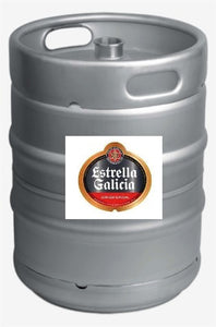 Bere blonda Estrella Galicia Especial, 5.5% Alc., Butoi (Keg) 30 Litri