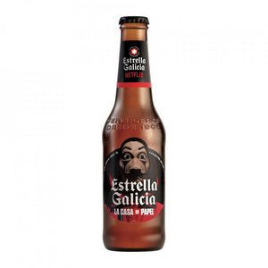 Bere Blonda Estrella Galicia Especial, 5.5%, Sticla 0.33L, 6 bucati